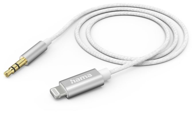 Stecker Lightning auf 3.5mm 1 m  201522 (Weiß) 