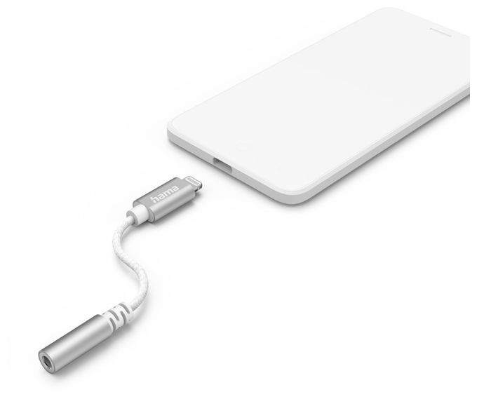 Stecker Lightning auf 3.5mm Buchse  201523 (Weiß) 