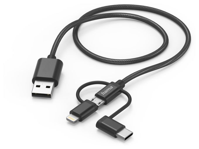 0,48 Gbit/s Stecker USB A auf USB C 1,5 m  201536 (Schwarz) 