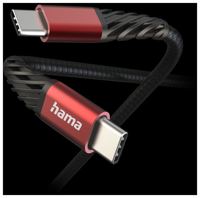 0,48 Gbit/s Stecker USB C auf USB C 1,5 m  201542 Extreme (Schwarz, Rot) 