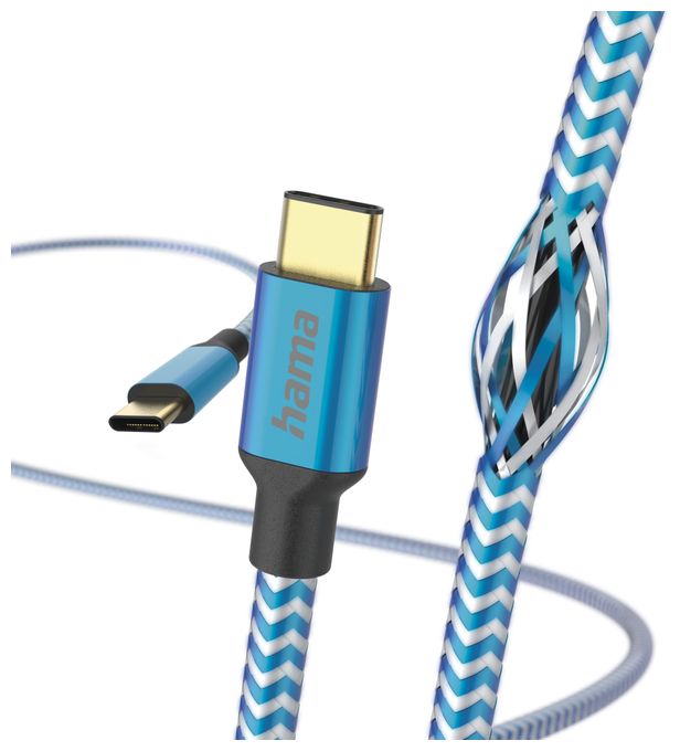 0,48 Gbit/s Stecker USB C auf USB C 1,5 m  201557 Reflective (Blau) 