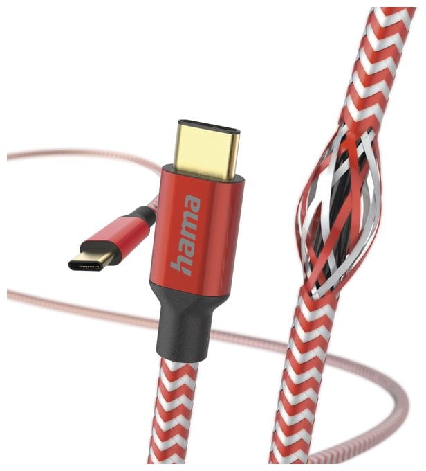 0,48 Gbit/s Stecker USB C auf USB C 1,5 m  201560 Reflective (Rot) 