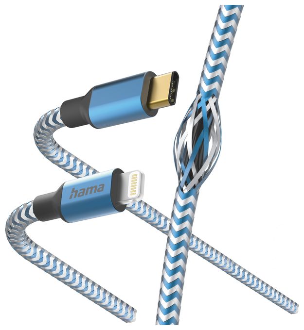 Stecker Lightning auf USB C 1,5 m  201561 Reflective (Blau) 
