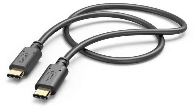0,48 Gbit/s Stecker USB C auf USB C 1 m  201589 (Schwarz) 