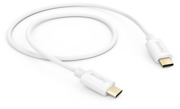 0,48 Gbit/s Stecker USB C auf USB C 1 m  201590 (Weiß) 