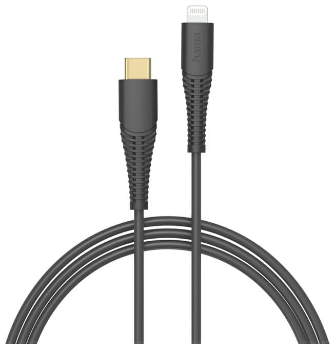 Stecker Lightning auf USB C 1,5 m  201602 (Schwarz) 