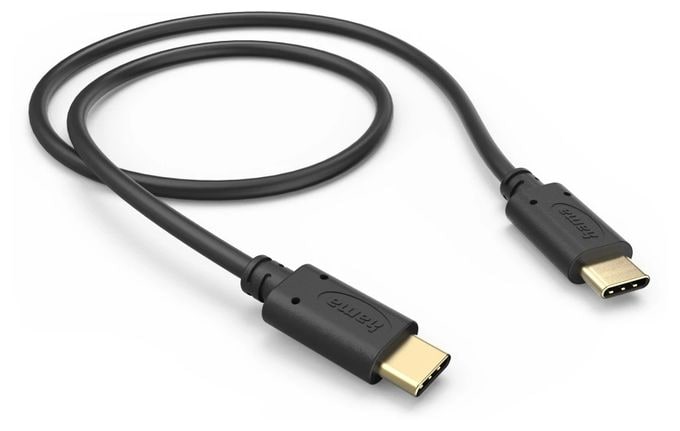0,48 Gbit/s Stecker USB C auf USB C 0,5 m  201706 (Schwarz) 