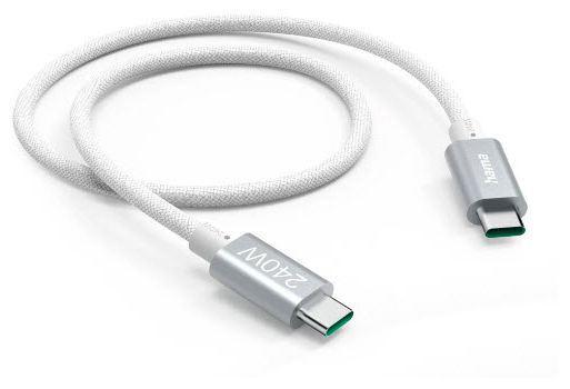5 Gbit/s Stecker USB C auf USB C bis 240 W 1,5 m  201721 Full-Featured (Weiß) 