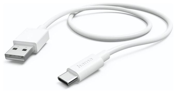 0,48 Gbit/s Stecker USB A auf USB C 0,75 m  201730 (Schwarz, Weiß) 