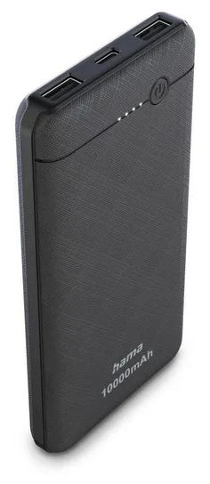 10000 mAh Powerbank USB Typ-C  201753 Power Pack (Schwarz) 