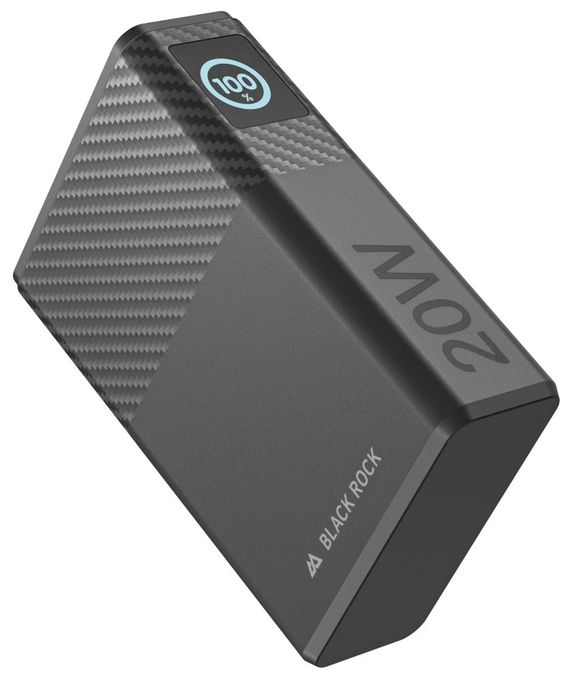 10000 mAh Powerbank USB Typ-C  201761 Power Pack (Schwarz) 