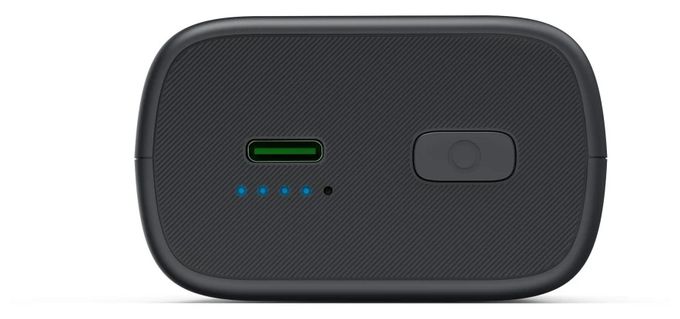 10000 mAh Powerbank USB Typ-C  201768 Watch (Schwarz, Grau) 