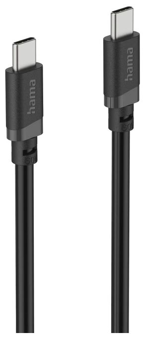 0,48 Gbit/s Stecker USB C auf USB C 2 m  201808 (Schwarz) 