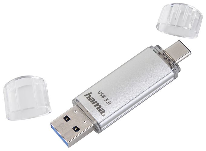 USB Type-A / USB Type-C Stick 64 GB  213108 C-Laeta (Silber) 