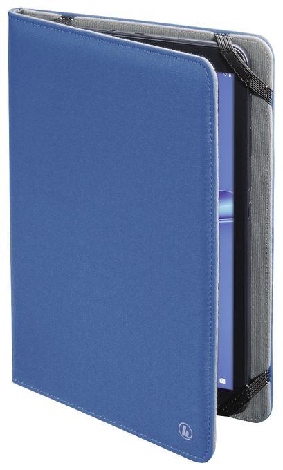 Folio aus Kunststoff für Jede Marke bis 27,9 cm (11") Schmutzabweisend, Staubresistent, Kratzresistent (Blau) 216430 Strap 