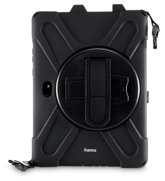 Cover aus Kunststoff für Samsung Galaxy Tab Active4 Pro bis 25,6 cm (10.1") Schlagfest, Schmutzabweisend, Staubresistent, Kratzresistent (Schwarz) 217242 Rugged Style 