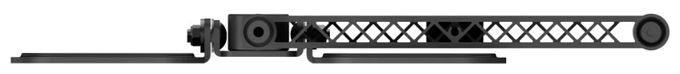 Wand Halterung 180° bis 121,9 cm (48") 25 kg -12 - 3° neigbar 220848 