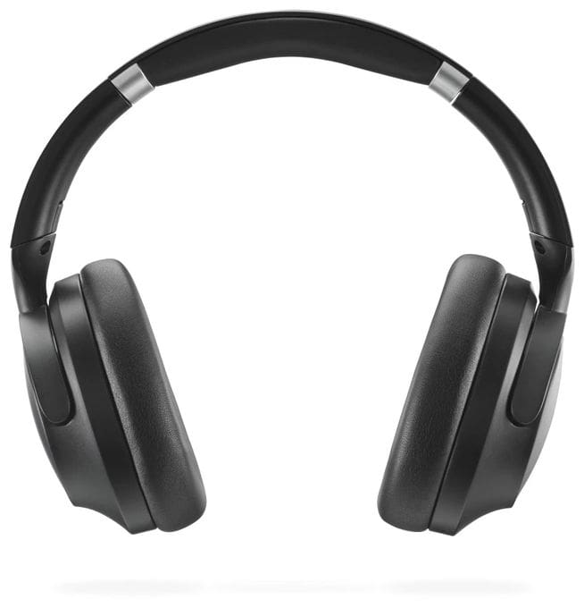 Ohraufliegender Bluetooth Kopfhörer kabellos 50 h Laufzeit  221764 Spirit Silent (Schwarz) 