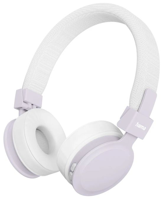 Ohraufliegender Bluetooth Kopfhörer kabellos 15 h Laufzeit USB Typ-C  221766 Freedom Lit III (Lila, Weiß) 