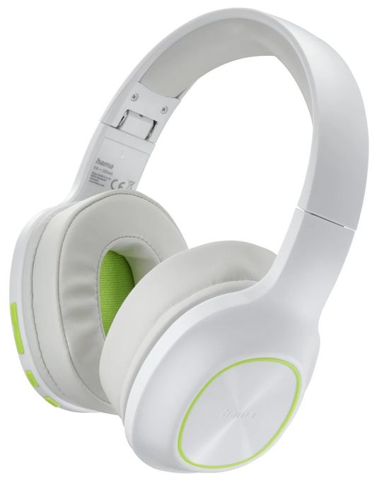 Over Ear Bluetooth Kopfhörer kabellos 60 h Laufzeit  221780 Spirit Calypso III (Grün, Weiß) 