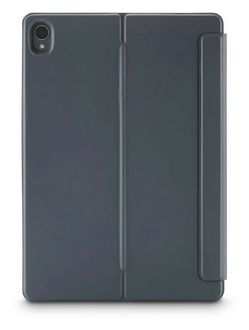 Folio aus Kunststoff für Samsung Galaxy Tab A9+ bis 27,9 cm (11") Schmutzabweisend, Staubresistent, Kratzresistent mit Magnetverschluss (Grau) 222017 Folio Stand 