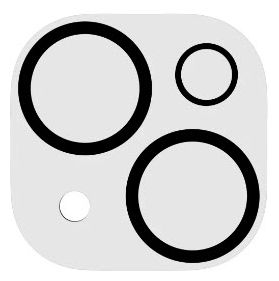 Kameraobjektivschutz gehärtetes Glas 9H für  Apple iPhone 13 Bruchfest, Schlagfest, Schlagfest, Kratzresistent, Splitterfrei, Schockresistent 222745 Cam Protect 