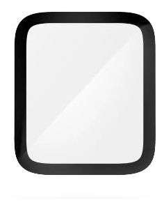 Klare Bildschirmschutzfolie Kunststoff 4H für  Apple Watch 4 / 5 / 6 / SE 1st / 2nd Gen, 44mm Schlagfest, Schlagfest, Kratzresistent, Schockresistent 222768 Super Hybrid 