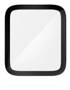 Klare Bildschirmschutzfolie Kunststoff 4H für  Apple Watch 7 / 8 / 9, 45 mm Schlagfest, Schlagfest, Kratzresistent, Schockresistent 222769 Super Hybrid 