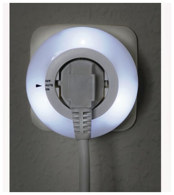 LED 10000 K Weiß AC 223496 Nachtlicht Circle 
