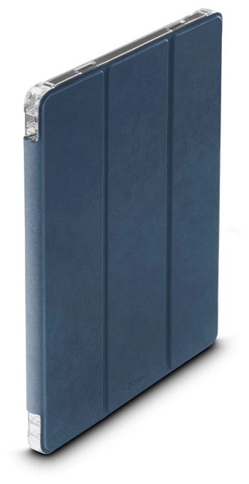 Folio aus Mikrofaser, Samt für Samsung Galaxy Tab A9+ (11") bis 27,9 cm (11") Fallbeständigkeit, Staubresistent, Kratzresistent, Schockresistent mit Magnetverschluss (Blau, Transparent) 227016 Extreme Protect 