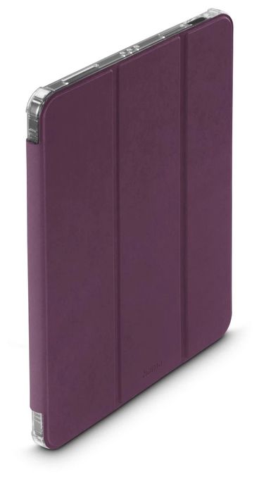Folio aus Mikrofaser, Samt für Apple iPad Pro 11" (2024) bis 27,9 cm (11") Kratzresistent, Schockresistent mit Magnetverschluss (Bordeaux, Transparent) 227021 Extreme Protect 