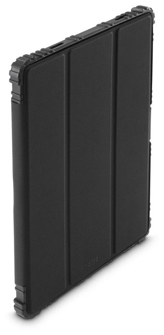 Folio aus Polycarbonat (PC), Polyurethan für Samsung Galaxy Tab A11+ / A9+ bis 27,9 cm (11") Schmutzabweisend, Staubresistent, Schlagfest, Kratzresistent, Schockresistent mit Magnetverschluss (Schwarz) 227091 Protection 
