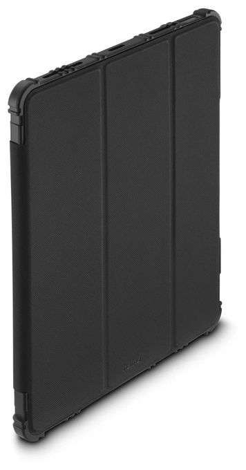 Folio aus Kunststoff für Apple iPad Air 13" (2024/2025) bis 33 cm (13") Stoßfest, Schmutzabweisend, Staubresistent, Schlagfest, Kratzresistent, Schockresistent mit Magnetverschluss (Schwarz) 231012 Protection 