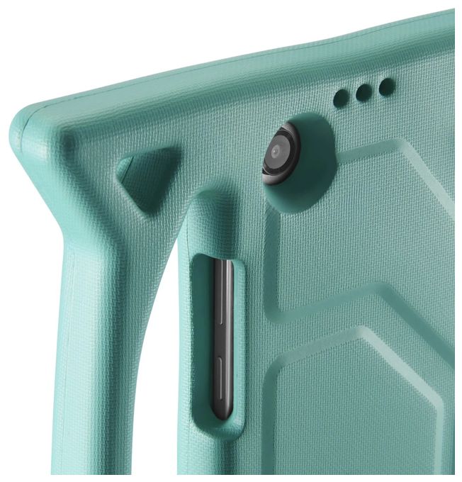 Schutzhülle aus EVA (Äthylen-Vinylazetat), Polycarbonat (PC) für Samsung Galaxy Tab A11+ 11" bis 27,9 cm (11") Kratzresistent, Schockresistent, Schlagfest (Türkis) 231050 Tablet-Hülle Kids 