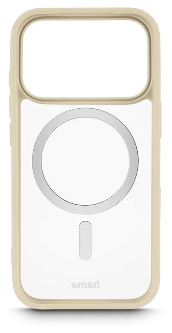 Cover für Apple iPhone 17 Pro  232406 Frame Protect (Beige, Transparent) 