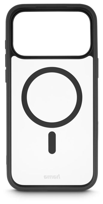 Cover für Apple iPhone 17 Pro Max (Schwarz, Transparent) 232418 Frame Protect 