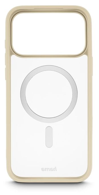 Cover für Apple iPhone 17 Pro Max  232420 Frame Protect (Beige, Transparent) 