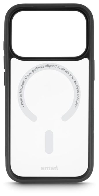 Cover für Apple iPhone 17 Pro (Transparent, Schwarz) 232425 Frame Protect 