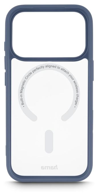 Cover für Apple iPhone 17 Pro  232426 Frame Protect (Transparent, Blau) 