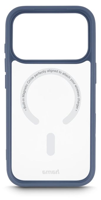 Cover für Apple iPhone 17 Pro Max  232436 Frame Protect (Transparent, Blau) 