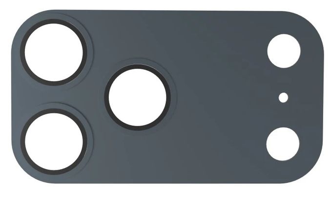 Kameraobjektivschutz Gehärtetes Glas, Aluminium 9H für  Apple iPhone 18 Pro Max Schlagfest, Kratzresistent, Schlagfest 233325 Cam Protect Pro 
