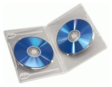 Double DVD Jewel Case, 5, transparent 