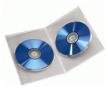 Double DVD Jewel Case, Slim 5 , transparent 