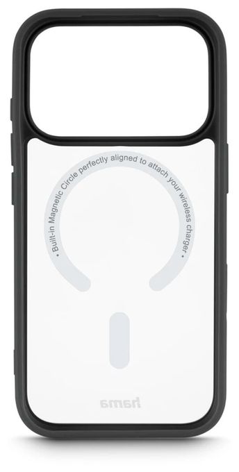 Cover für Apple iPhone 17 Pro / 18 Pro (Transparent, Schwarz) 232450 Frame Protect 