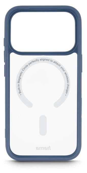 Cover für Apple iPhone 17 Pro / 18 Pro  232451 Frame Protect (Blau, Transparent) 