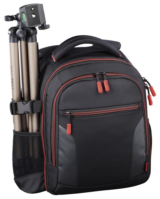 Kamera-Rucksack für Jede Marke 220 x 100 x 240 mm  Hama 00139856 Kamera-Rucksack "Miami" 150 22x10x24cm Schwarz,Rot (Schwarz, Rot) 