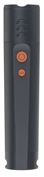 LED-Taschenlampe "FLX350", Batterien, stoßfest, Aluminium, 4 Modi+SOS, Zoom 