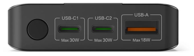 10000 mAh Powerbank USB Typ-C  201782 Power Pack PD 10 Alu (Anthrazit) 