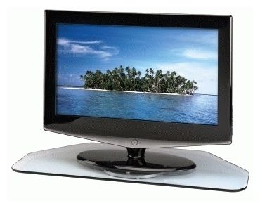 084026 LCD-/Plasma-TV-Drehteller bis 32 Zoll 360° drehbar Glas 