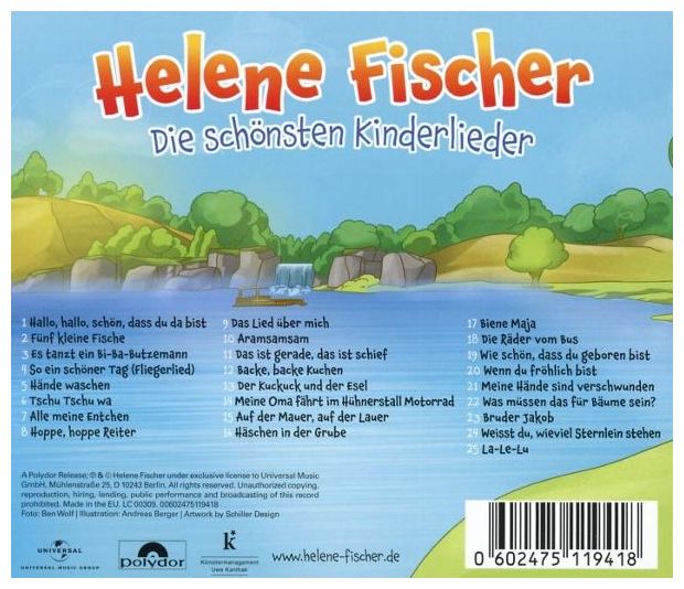 Helene Fischer - Die schönsten Kinderlieder (CD) 